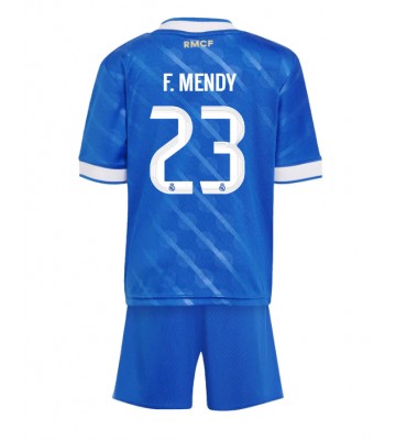 Real Madrid Ferland Mendy #23 Tredjeställ Barn 2025-26 Kortärmad (+ Korta byxor)
